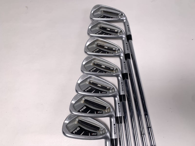 Ping i20 Iron Set 4-PW Black Dot CFS Stiff Steel Mens RH