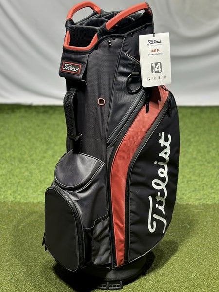 Titleist Cart 14 Golf Cart Bag TB22CT6 Graphite/Island Red/Black NEW!