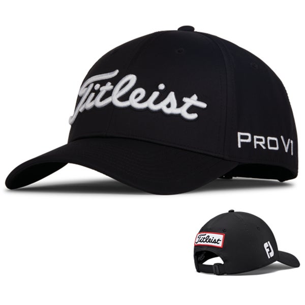 Titleist Tour Performance Golf Hat - Black/White