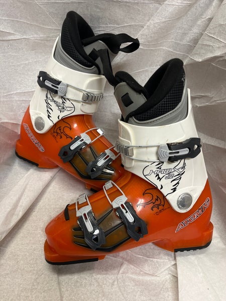 Kid's Atomic Hawx JR 3 All Mountain Ski Boots (Used) Mondo 24 / 24.5