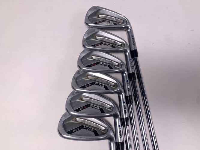 Ping i25 Iron Set 6-PW+GW Blue Dot 1* Up CFS Stiff Steel Mens RH Midsize Grips