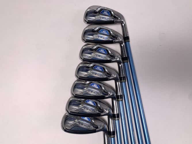 Cobra S2 Iron Set 6-PW+GW+SW Aldila DVS-2 Ladies Graphite Womens RH