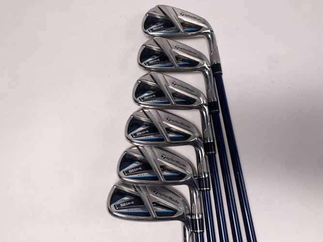 TaylorMade SIM MAX Iron Set 5-PW Fujikura Ventus Blue 6R Regular Mens RH