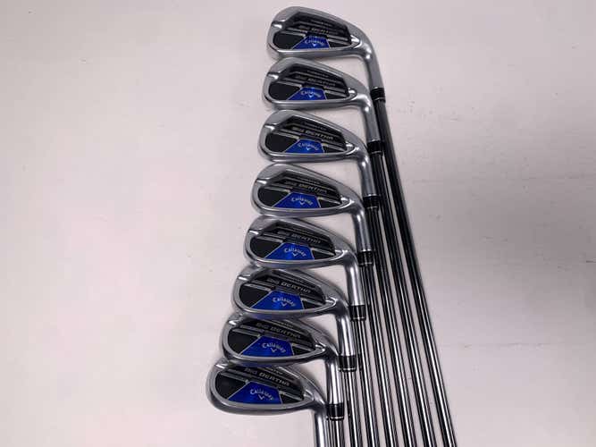 Callaway Big Bertha REVA Womens Iron Set 5-PW+GW+SW RCH 45 45g Ladies RH