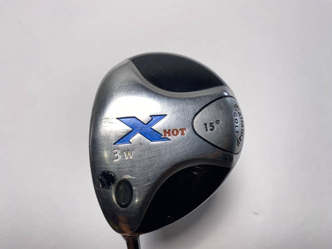 Callaway X Hot 2007 3 Fairway Wood 15* Fujikura Banzai 65g Stiff LH +1''