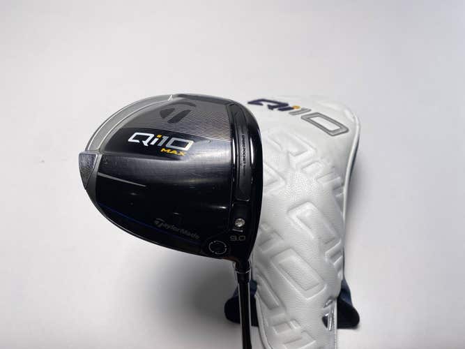 TaylorMade Qi10 MAX Driver 9* Bassara e42x5ct 42g Regular RH HC Midsize Grip