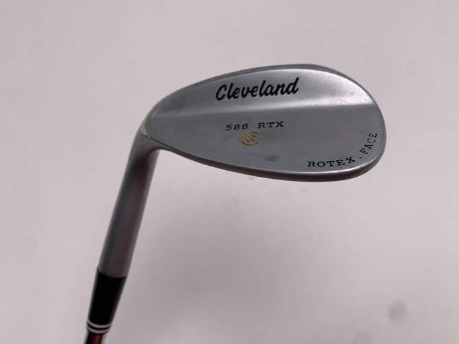Cleveland 588 RTX Satin Chrome Sand Wedge SW 56* 14 Dynamic Gold Wedge LH