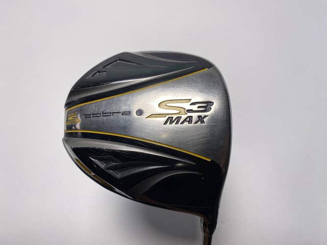 Cobra S3 Max Driver 10.5* Fujikura Blur TX 005 Senior Graphite Mens RH