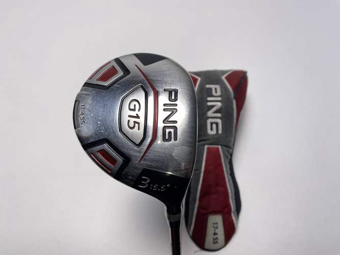 Ping G15 3 Fairway Wood 15.5* TFC149 Regular Graphite Mens RH HC Oversize Grip