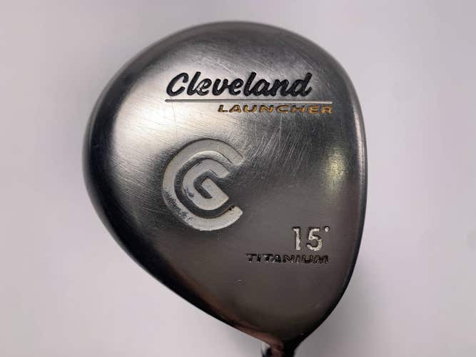 Cleveland Launcher 3 Fairway Wood 15* Aldila NV Green 65g Stiff Graphite Mens RH