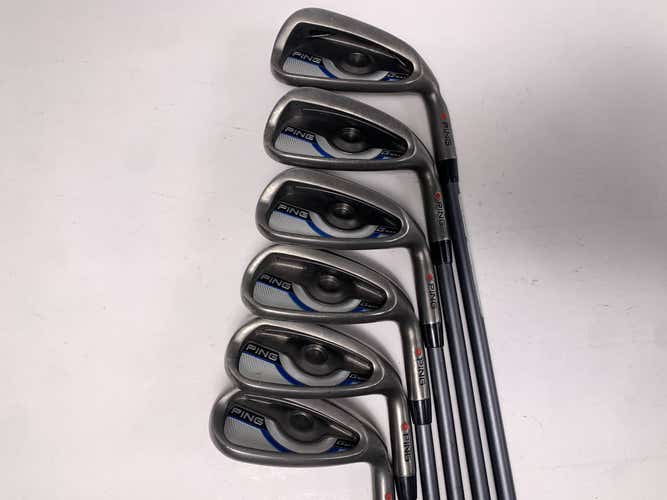 Ping Gmax Iron Set 7-PW+GW+SW Red Dot 1* Flat CFS Soft Regular Senior RH