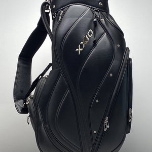 XXIO Lightweight Cart Bag Black 4-Way Divide Single Strap Golf Bag