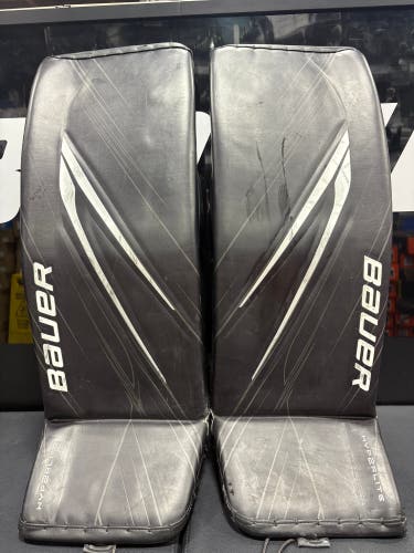 Used Bauer Hyperlite 2 Goal Pads 34+ (Sr M)