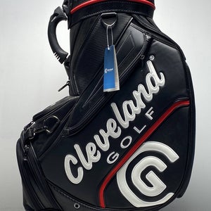 Cleveland CG19 Staff Bag Black 6-Way Divide Strap Golf Bag