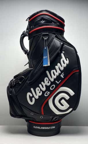 Cleveland CG19 Staff Bag Black 6-Way Divide Strap Golf Bag