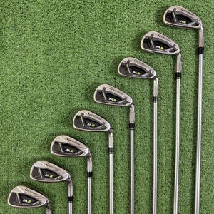 READ Taylormade M2 2017 Iron Set 4-PW AW KBS C-Taper Tour 120 Stiff Flex