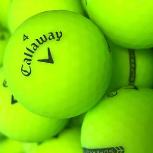 12 Near Mint AAAA Green Callaway Supersoft Used Golf Balls