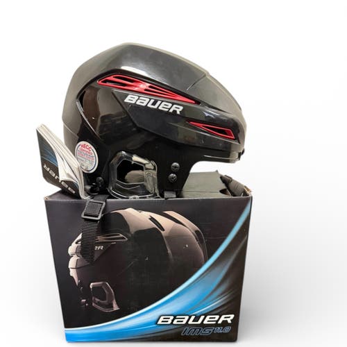 New XS Bauer IMS 11.0 Helmet Black ( with red 
highlights )