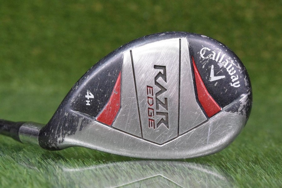 CALLAWAY GOLF RAZR EDGE OFFSET 4 HYBRID W/ RAZR EDGE 75 UNIFLEX, ANTI SLICE
