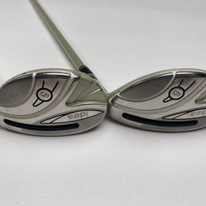 Adams 2014 Idea Womens 5 & 6 Hybrid Set 25* 28* Grafalloy Ultralite 5 Ladies RH