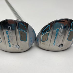 Cobra Baffler T Rail Womens 5 & 7 Fairway Wood Set 20* 22* Tour AD G Ladies RH