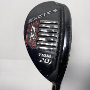 Tour Edge Exotics EX9 Tour 3 Hybrid 20* Fujikura Pro 73h 73g Stiff RH