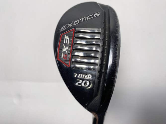 Tour Edge Exotics EX9 Tour 3 Hybrid 20* Fujikura Pro 73h 73g Stiff RH