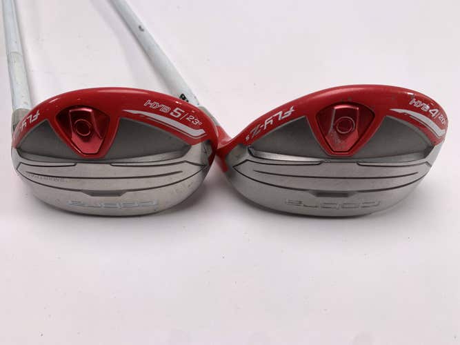 Cobra Fly-Z Womens 4 & 5 Hybrid Set 22* 25* Matrix Fly-Z Stiff Graphite Mens RH