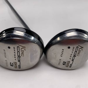 Cobra SS Hyper Steel Offset 3 & 5 Fairway Wood Set 15* 18* Ladies RH