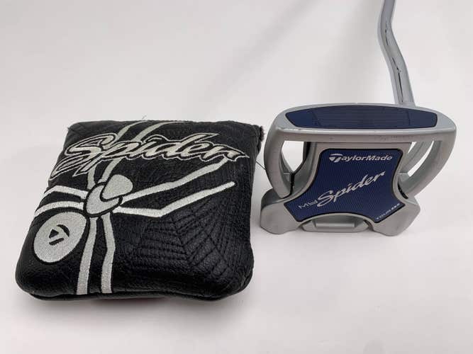 TaylorMade My Spider Tour Custom Putter 33" Silver & Blue Mens RH HC