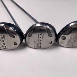 Cobra SZ Offset Wood Set 3 5 7 | 15* 18* 21* Aldila HM Tour 50g Ladies RH