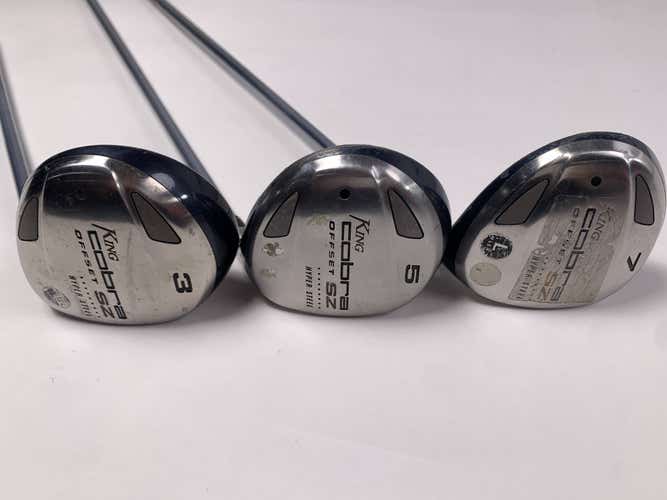 Cobra SZ Offset Wood Set 3 5 7 | 15* 18* 21* Aldila HM Tour 50g Ladies RH