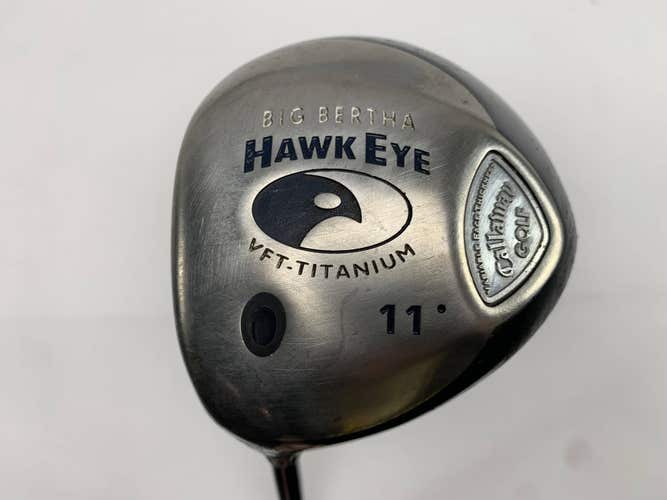 Callaway Hawkeye VFT Driver 11* System 60 Senior Graphite Mens LH