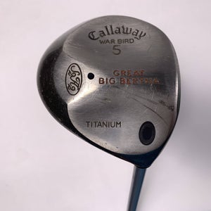 Callaway Big Bertha Warbird 5 Fairway Wood 18* BB UL Firm Graphite Mens RH