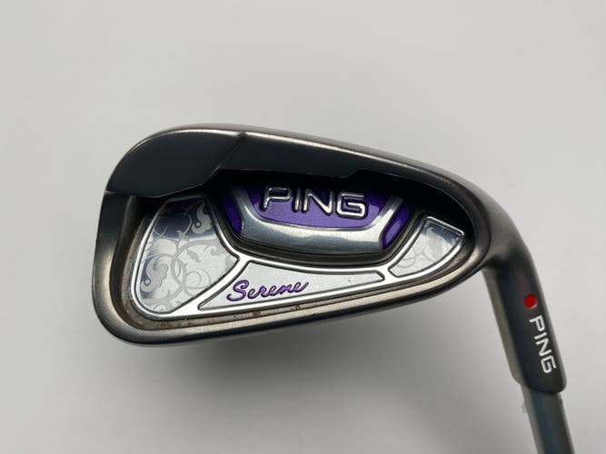 Ping Serene Single 7 Iron Red Dot 1* Flat ULT 210 Lite Graphite Womens RH