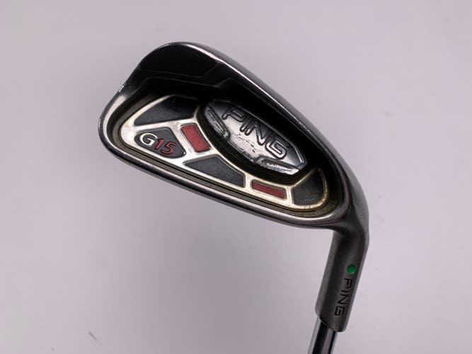 Ping G15 Single 7 Iron Green Dot 2* Up AWT Stiff Steel Mens RH