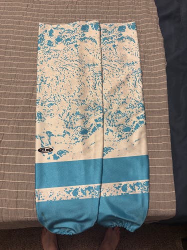 USED Idaho Steelheads “Blue Frost Jayden Deluca” Socks