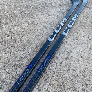 2 Pack CCM Trigger 9 Pro Stock Hockey Stick Grip 75 Flex P90 Left 8735