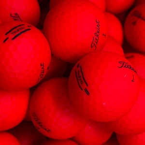 36 Near Mint Red Titleist TruFeel  AAAA Used Golf Balls
