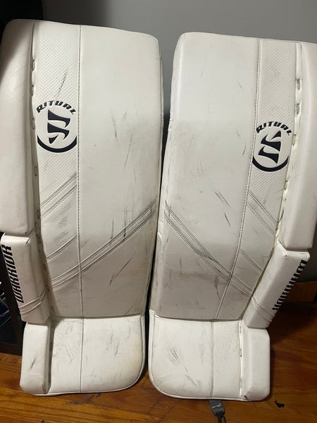 31" +1 Warrior Ritual G5 Goalie Leg Pads (Used)