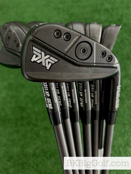PXG 0311 XP GEN6 Black Forged Iron Set 5-G / SteelFiber i70 Regular Graphite