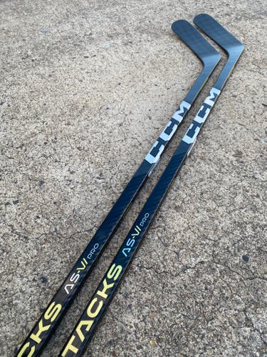 2 Pack CCM Tacks AS-VI PRO Pro Stock Hockey Stick Grip 95 Flex P29M Left 1379