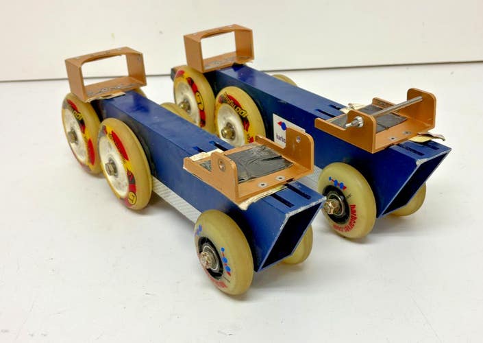 Harb Carver Colorado Aluminum Dry Ground Ski Simulator Skates Fast Shipping