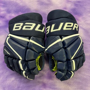 Blue Junior Bauer Vapor 3X Gloves 11" (Used)