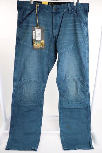 G-Star Raw 5620 Elwood 5620 3D Regular Men's 36 x 32 Indigo Blue NWT READ1