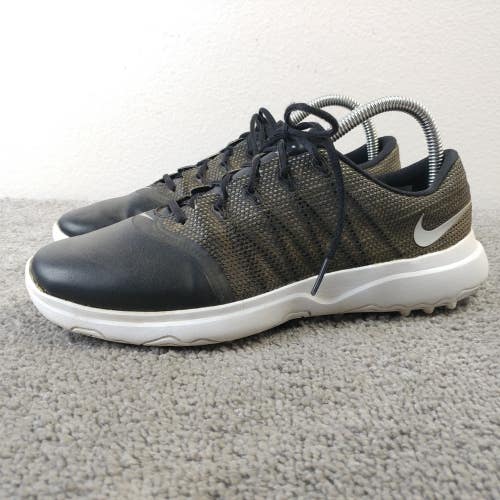 Nike Lunar Empress 2 Womens Golf Shoes Size 7.5 Black Low Top Lace Up