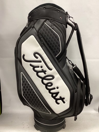 Used Titleist STAFF BAG Mens Cart Bag Black 11851-S000042209