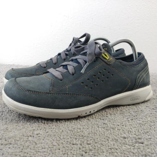 Rockport Truflex Plain Toe Mens Size 8.5 Shoes Blue Gray Low Top Sneakers Casual