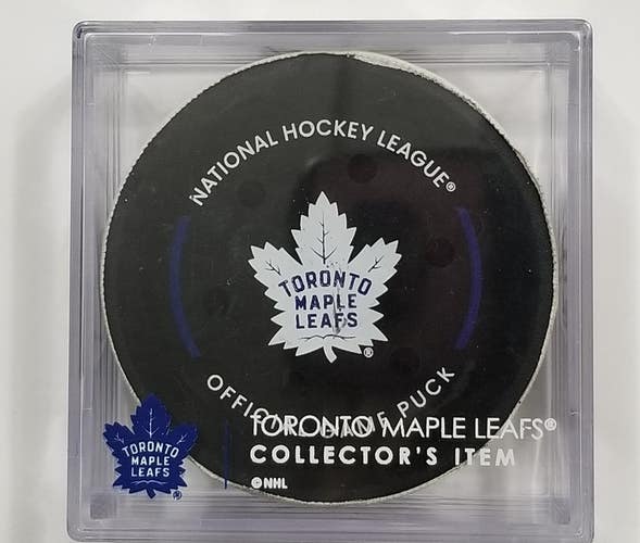 11-3-25 BEN KINDEL Pittsburgh Penguins @ Toronto Maple Leafs Game Used GOAL Puck