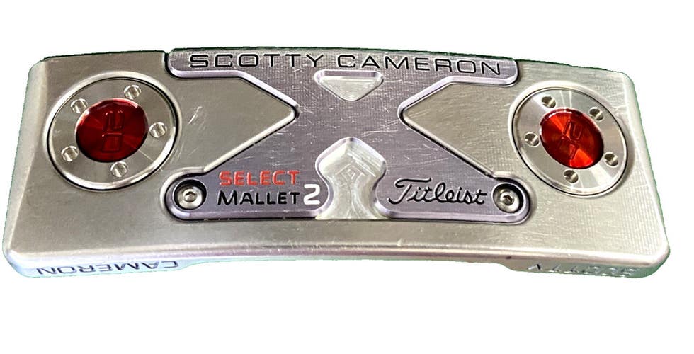 Scotty Cameron X Select Milled Mallet 2 Putter 2016 RH Steel 34.5 Titleist Cover